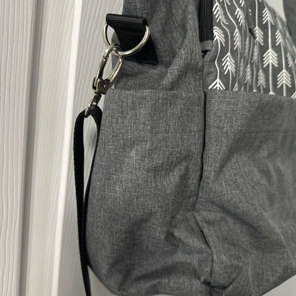 Lekebaby Baby Nappy Changing Bag Satchel Messenger Large Capacity, Arrow GR48